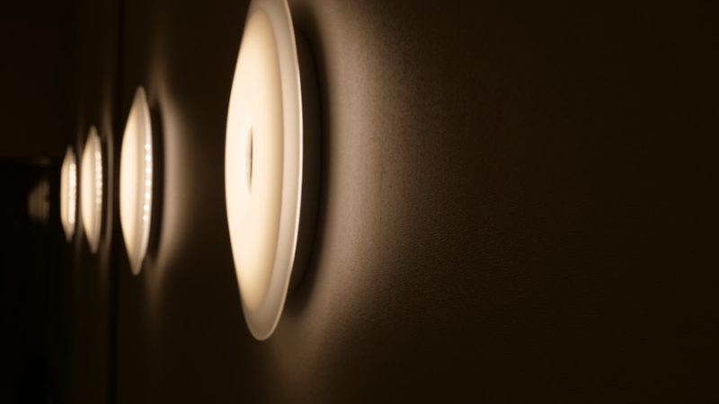 Lampe murale en verre rétro pour l’entrée