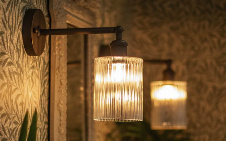 Lampe murale de style campagnard américain