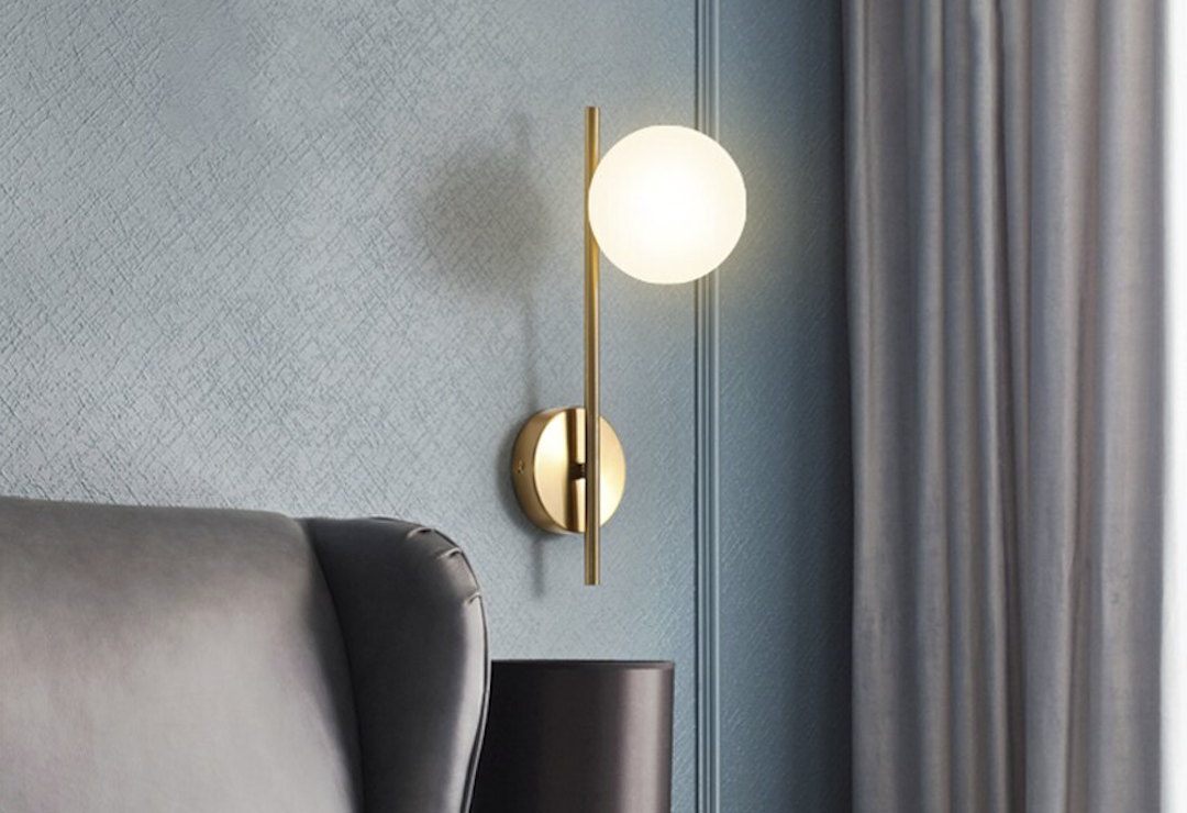 Lampe murale rétro à double ampoule pour les escaliers