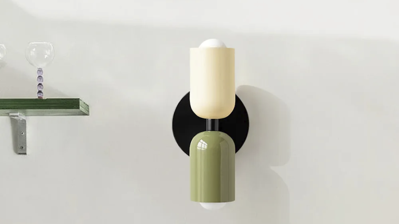 Lampe murale double style industriel rétro pour loft