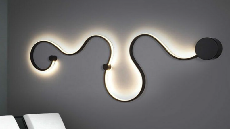 Lampe murale serpent: un éclairage original