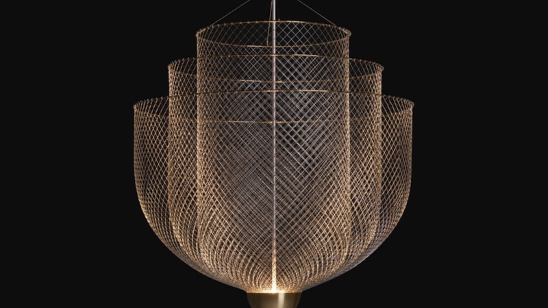 Lustre en maille: l&rsquo;élégance illuminée