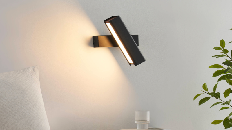 Lampe de lecture murale pivotante ajustable
