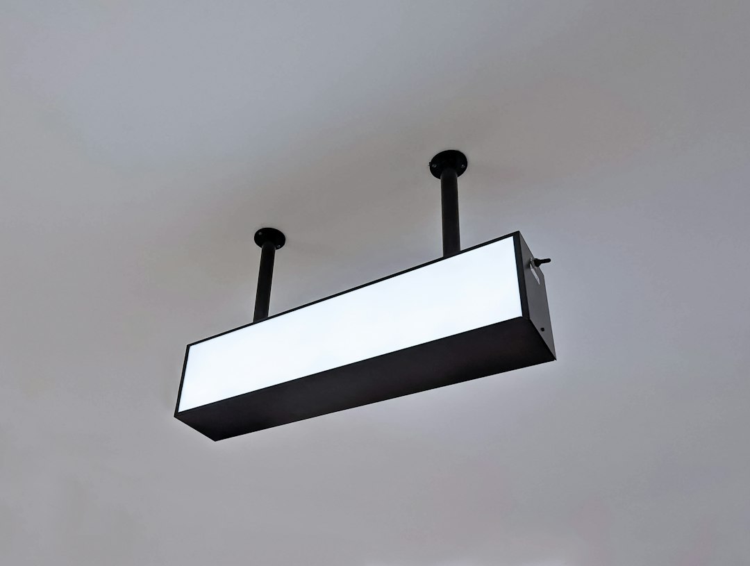 Luminaire Plafonnier Ajustable en Hauteur avec Abat-jour en Lin